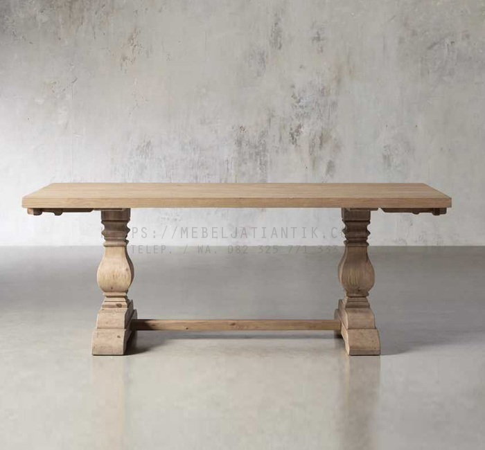 Furniture jepara meja makan jati antik minimalis
